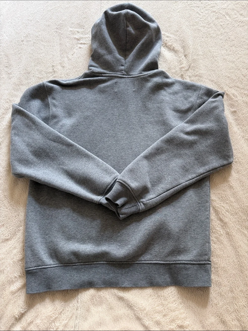 Nike Gray Jordan Pullover Hoodie with White Jumpman